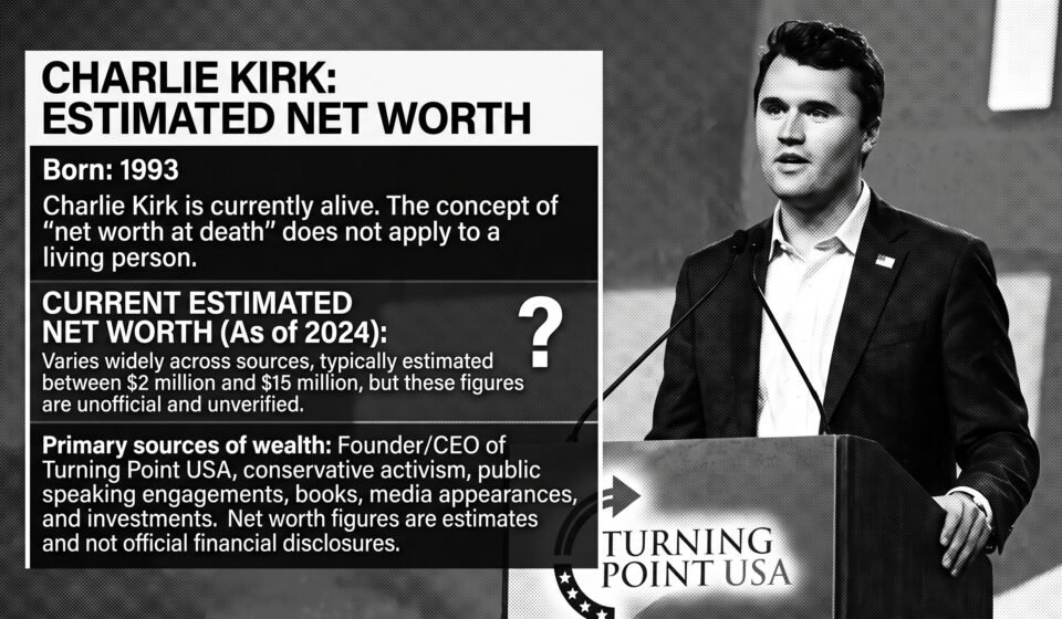 charlie kirk net worth at death